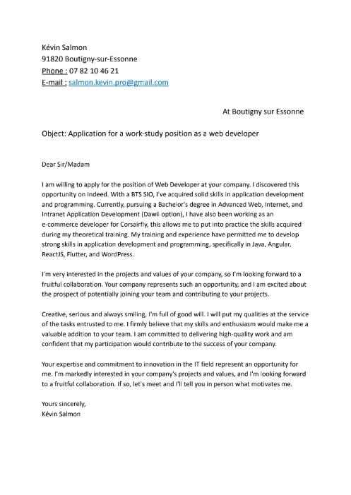 Download my cover letter in pdf format